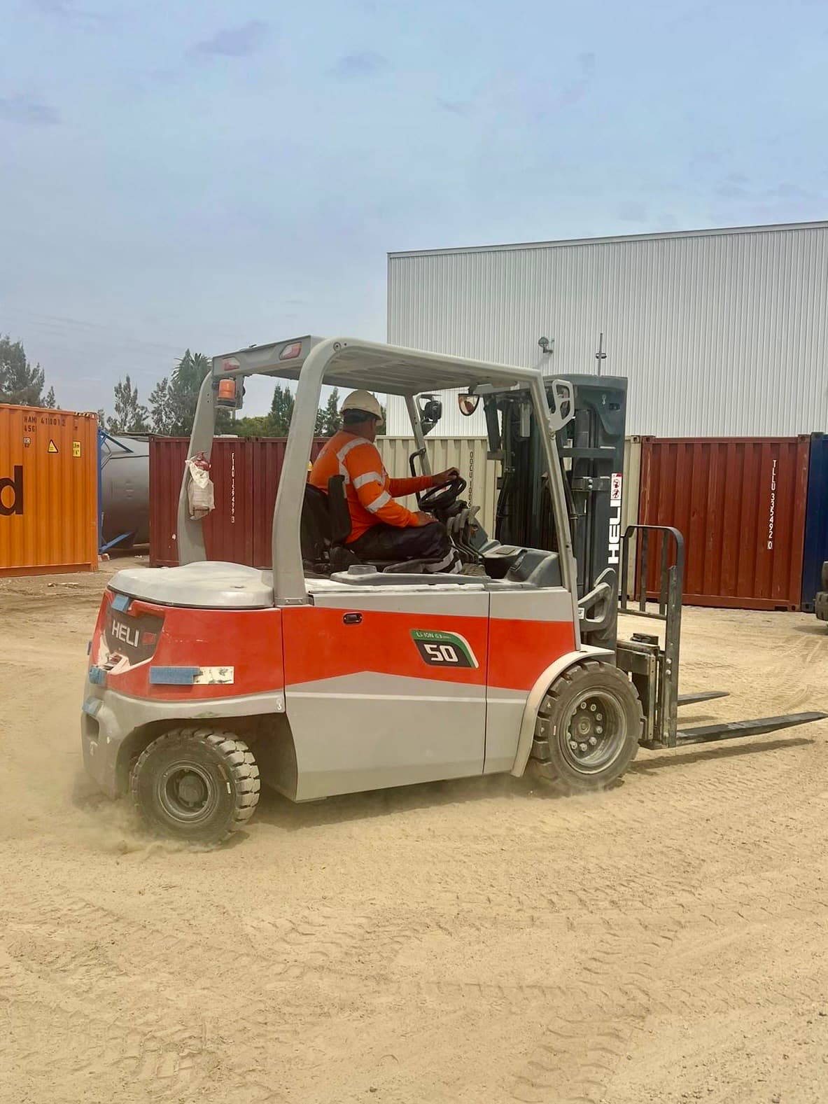 Operación segura de autoelevadores